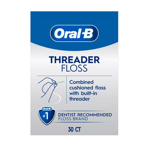 Oral-B, Oral-B Glide Threader Floss, 1 each (30 single use pkts)