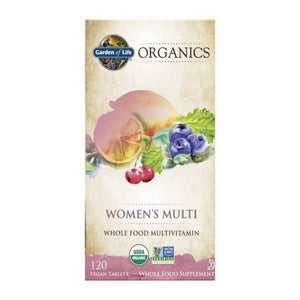 Garden of Life, Organics Womens Multi, 120 Tabs