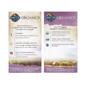 Garden of Life, Organics Women Once Daily, 30 Tabs