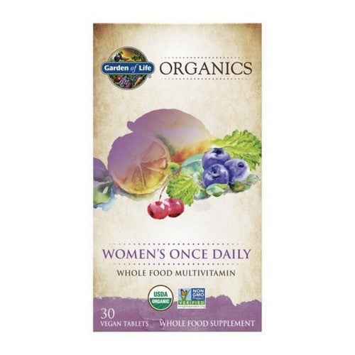 Garden of Life, Organics Women Once Daily, 30 Tabs