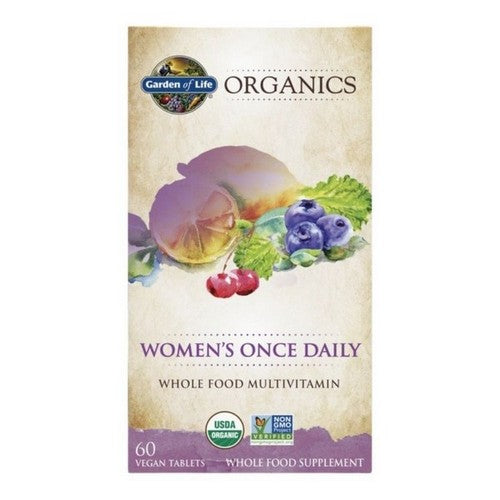 Garden of Life, Organics Women Once Daily, 60 Tabs