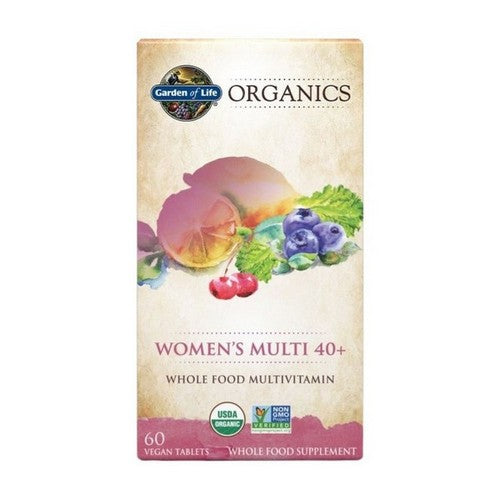 Garden of Life, Organics Womens 40 Plus Multi, 60 Tabs