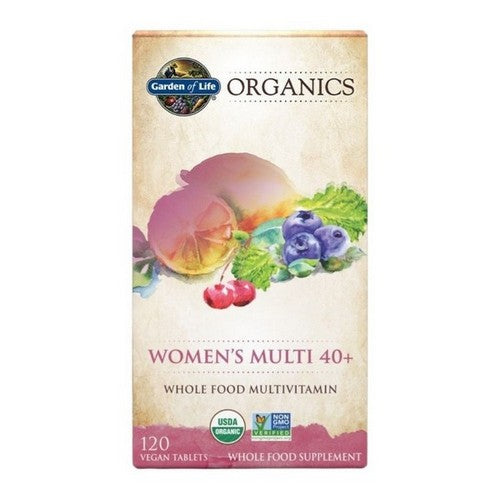 Garden of Life, Organics Womens 40 Plus Multi, 120 Tabs