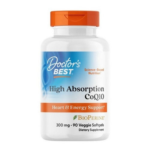 Doctors Best, High Absorption CoQ10, 300mg, 90 Veg Softgels