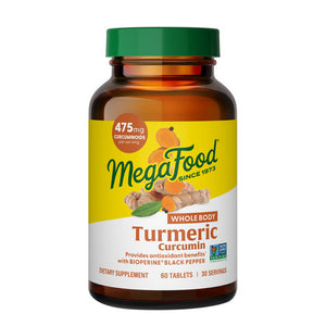 MegaFood, Turmeric Strength for Whole Body, 60 Tabs