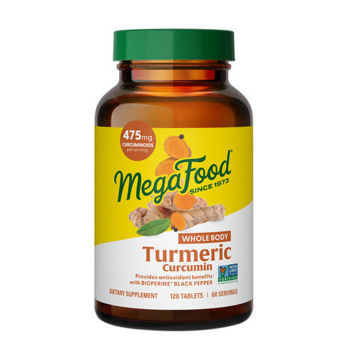 MegaFood, Turmeric Strength for Whole Body, 120 Tabs