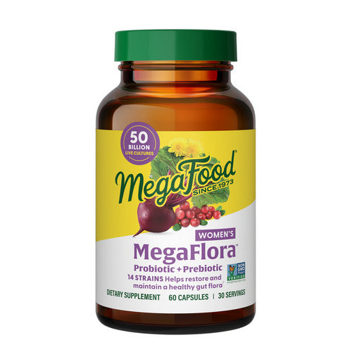 MegaFood, MegaFlora for Women, 60 Caps