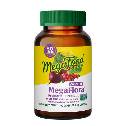 MegaFood, MegaFlora Women's Probiotic, 90 Caps