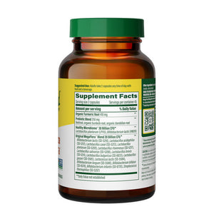 MegaFood, MegaFlora Probiotic with Turmeric, 90 Caps