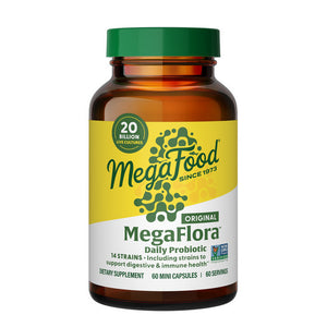 MegaFood, MegaFlora Probiotic, 60 Caps