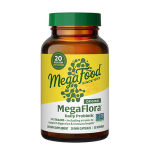 MegaFood, MegaFlora Probiotic, 30 Caps