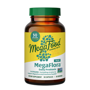 MegaFood, MegaFlora Plus Probiotic, 30 Caps