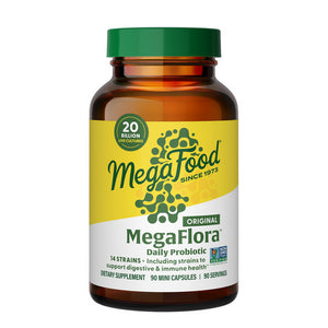 MegaFood, MegaFlora Probiotic, 90 Caps