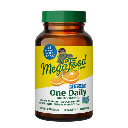 MegaFood, Men 40+ One Daily Multivitamin, 30 Tabs