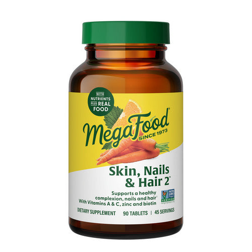 MegaFood, Skin - Nails & Hair 2, 90 Tabs