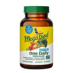 MegaFood, Men's 55+ One Daily Multivitamin, 120 Tabs