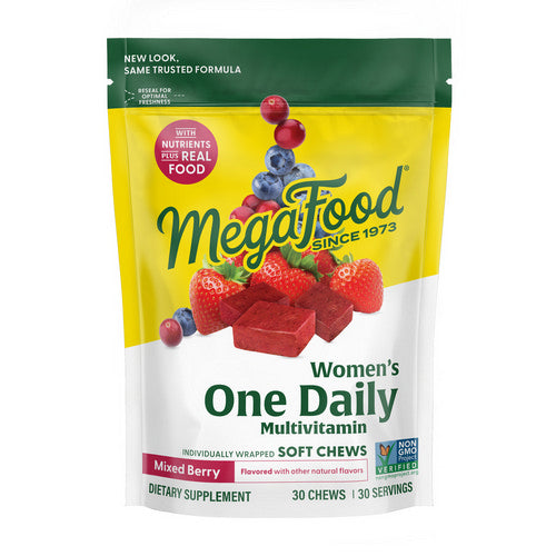 MegaFood, Women's Multivitamin, Mixed Berry, 30 Soft Chews