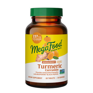 MegaFood, Turmeric Curcumin Minis Whole Body, 60 Tabs