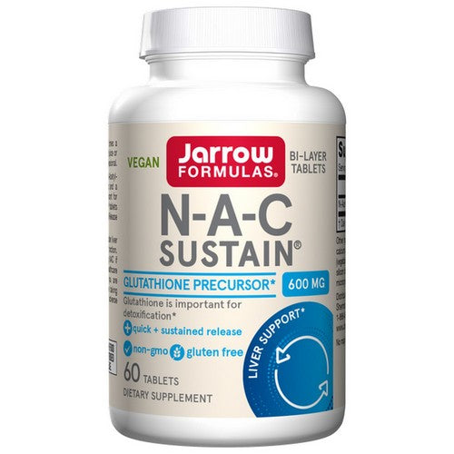 Jarrow Formulas, N-A-C Sustain, 60 Tabs