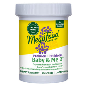 Baby And Me 2 Prenatal Probiotic + Prebiotic 30 Capsules by MegaFood