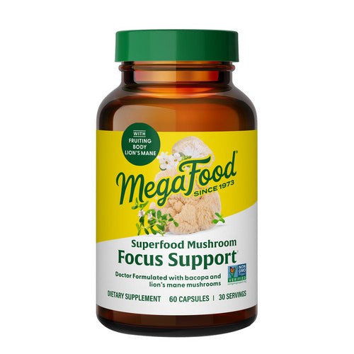 MegaFood, Superfood Mushroom Focus Support, 60 Capsules