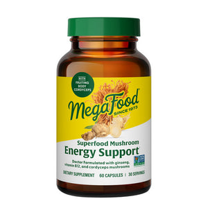 Superfood Mushroom Energy Support 60 Capsules by MegaFood