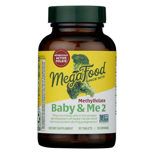 Baby And Me 2 MethylFolate 30 Count by MegaFood