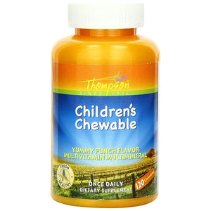 Thompson, Multi Vitiamin/Mineral, Children's Chewable Punch 120 Tabs