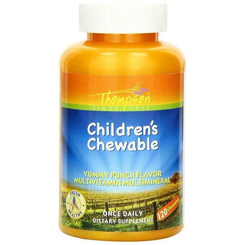 Thompson, Multi Vitiamin/Mineral, Children's Chewable Punch 120 Tabs