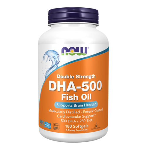 Now Foods, DHA-500 Double Strength, 180 Softgels