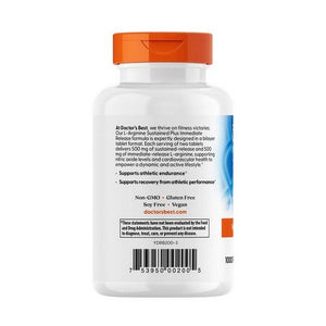 Doctors Best, L-Arginine, 500 mg, 120 Tabs