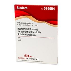 Restore 6 X 8 Hydrocolloid Dressing 3 each by Hollister