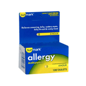 Sunmark, Sunmark Allergy 4 Hour, Count of 100