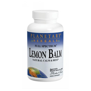 Planetary Herbals, Lemon Balm Full Spectrum, 500 mg, 60 caps