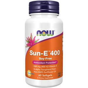 Now Foods, Sun-E 400, 60 sgels