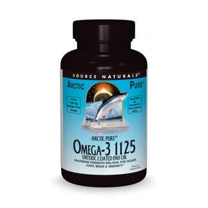 Source Naturals, ArcticPure Omega-3 1125 Enteric Coated Fish Oil, 60 Soft gels