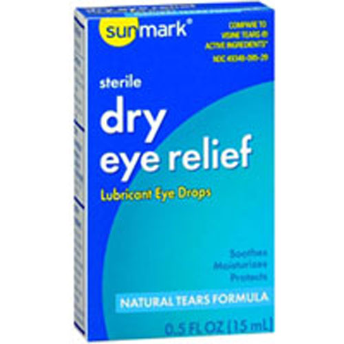 Sunmark, Sunmark Dry Eye Relief Lubricant Drops, 0.5 Oz