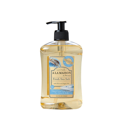 A La Maison, Liquid Soap, Fresh Sea Salt 16.9 Oz