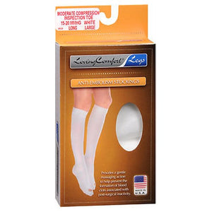Scott Specialties, Loving Comfort Anti-Embolism Stockings Open Toe, Large Long 1 Pair