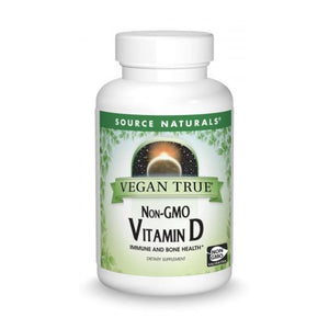 Source Naturals, Vegan True Non-GMO Vitamin D, 1000 IU, 60 Tabs