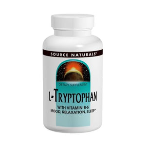 Source Naturals, L-Tryptophan with Vitamin B-6, 1000 mg, 30 Tabs