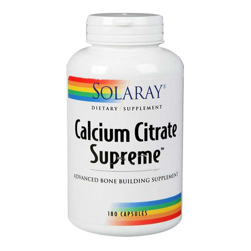 Solaray, Calcium Citrate Supreme, 180Caps