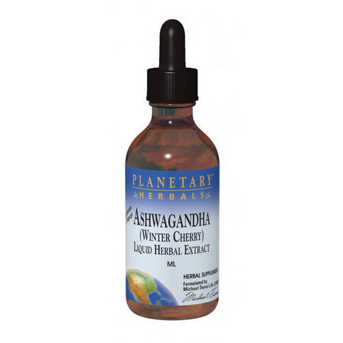 Planetary Herbals, Ashwaganda Liquid Herbal Extract, Lemon 2 Fl Oz