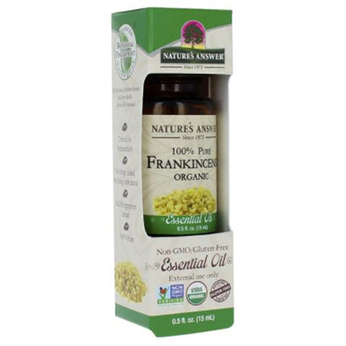 Nature's Answer, Organic Essential Oil, Frankincense 0.5 oz