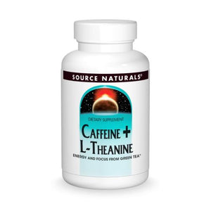 Source Naturals, Caffeine+ L-Theanine, 60 Tabs