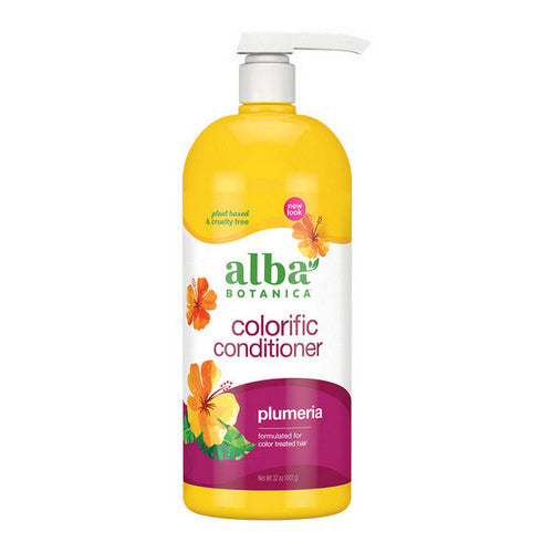 Alba Botanica, Hawaiian Conditioner, Color Plumeria 32 Oz