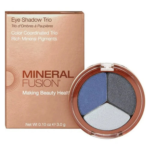 Mineral Fusion, Eye Shadow Trio Stormy, .1 Oz