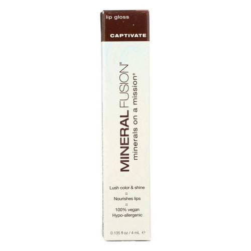 Mineral Fusion, Lip Gloss Captivate, .135 Oz