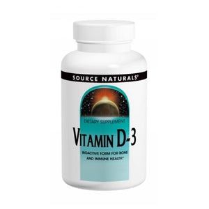 Source Naturals, Vitamin D-3, 10000 IU, 120 Softgels