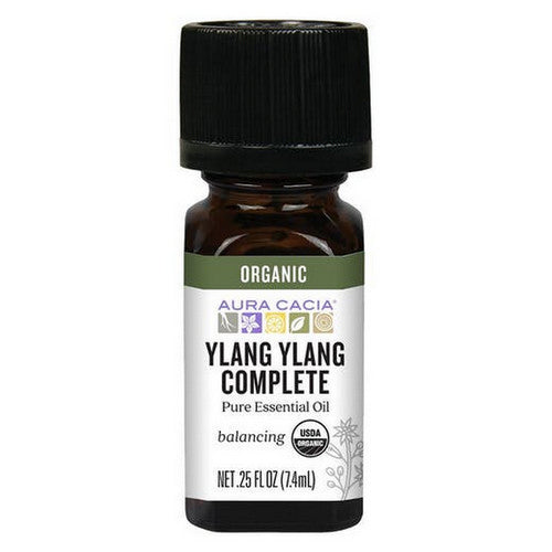 Aura Cacia, Organic Essential Oil, Ylang Ylang C .25Oz